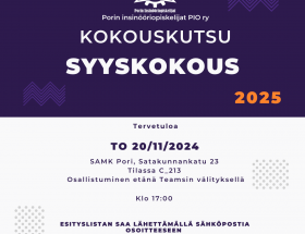 SYKO 2025 kokouskutsu